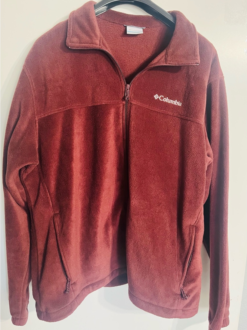 Men’s Columbia Brown Full-Zip Fleece Jacket